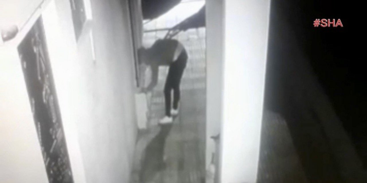 Elbistan’da önce kameraya sonra polise yakalandı