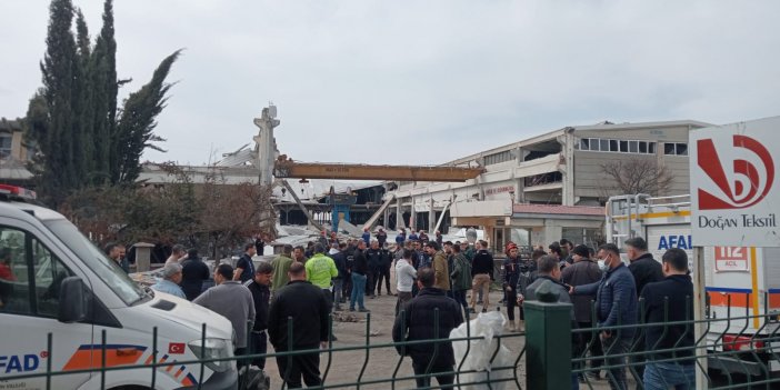 Kahramanmaraş’ta metal fabrikası çöktü: 1 ölü 7 yaralı