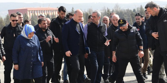 Başkan Güngör, Bakan Soylu ile Konteyner Kentte İncelemelerde Bulundu