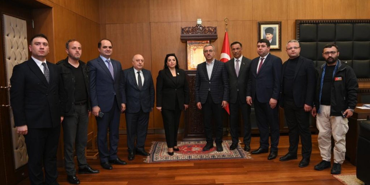 Azerbaycan Milletvekillerinden Başkan Güngör’e Ziyaret!