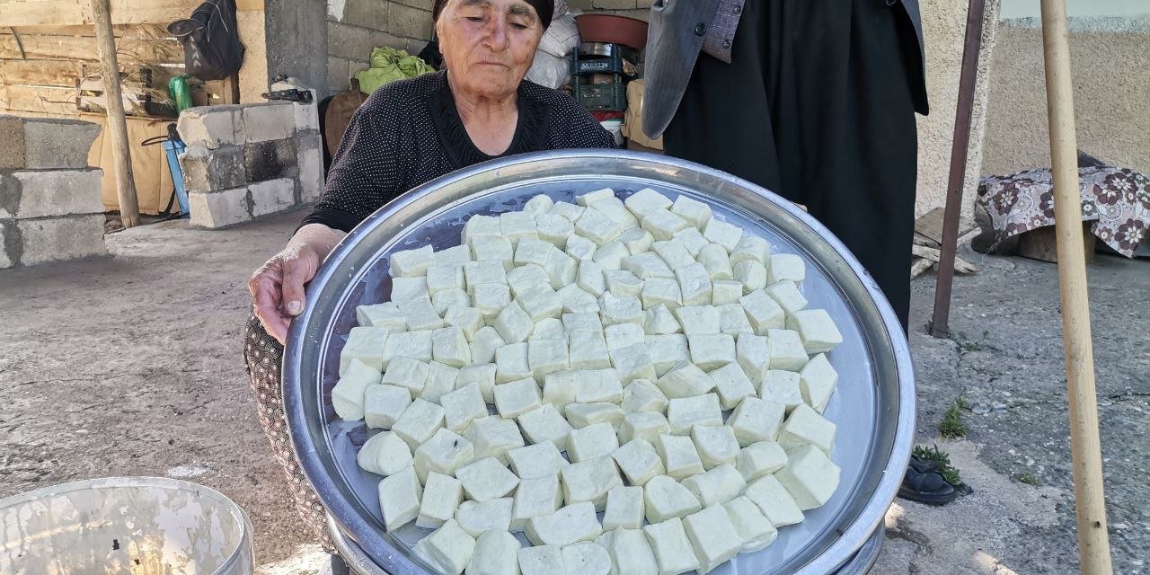 Pazarcık peyniri pazara hazırlanıyor 
