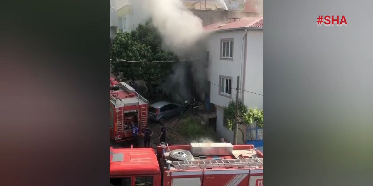 Kahramanmaraş’ta yangın korkuttu  