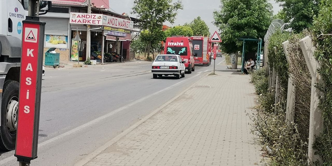 Tekstil fabrikasındaki yangın korkuttu