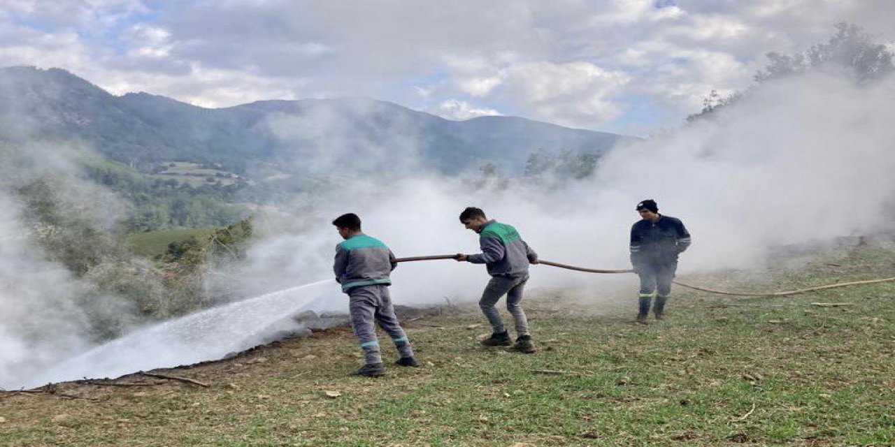 Kahramanmaraş’ta orman yangını 