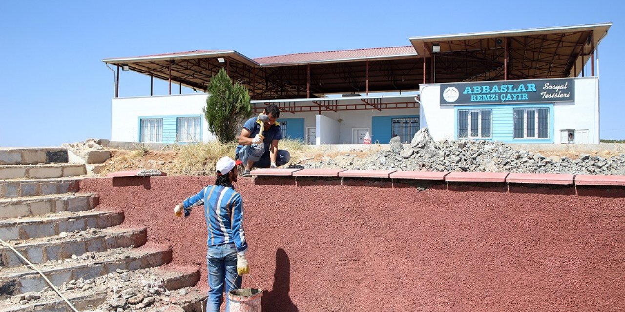 Dulkadiroğlu’nda Sosyal Tesislerin Bakım Çalışmaları Devam Ediyor