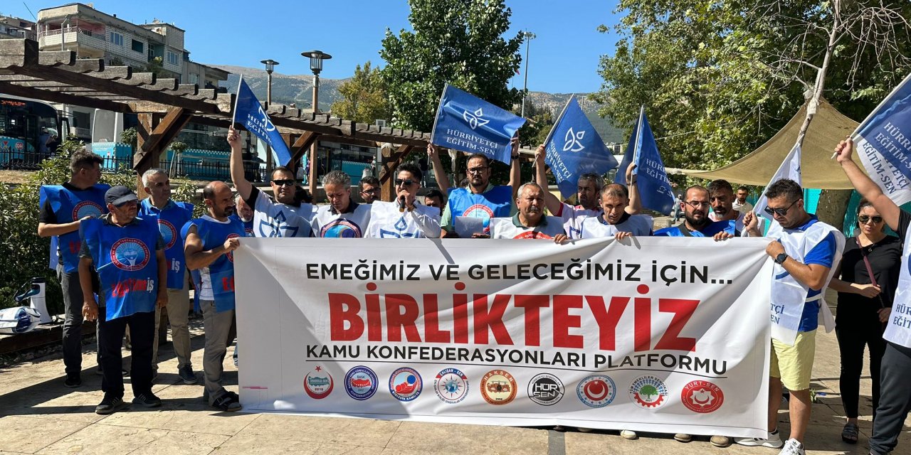 “Emeğimiz ve geleceğimiz için birlikteyiz”