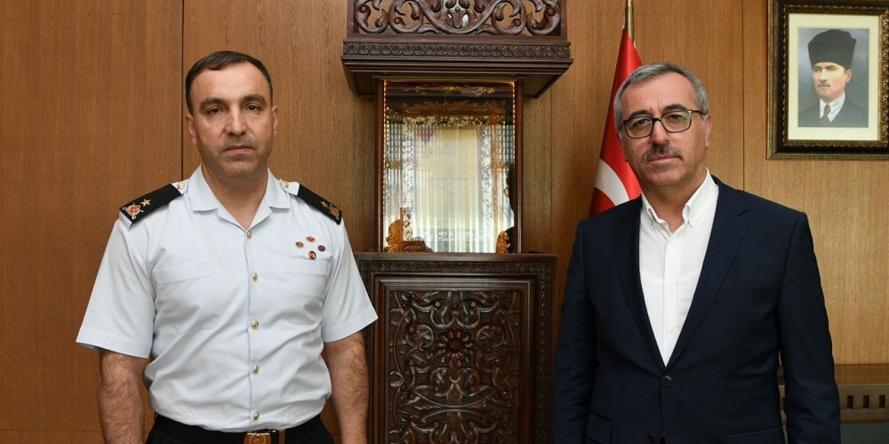 Başkan Güngör, İl Jandarma Komutanı İnan’ı Misafir Etti
