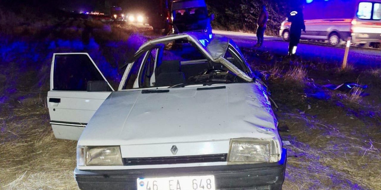 Afşin’de trafik kazasında ağır yaralanan sürücü hayatını kaybetti