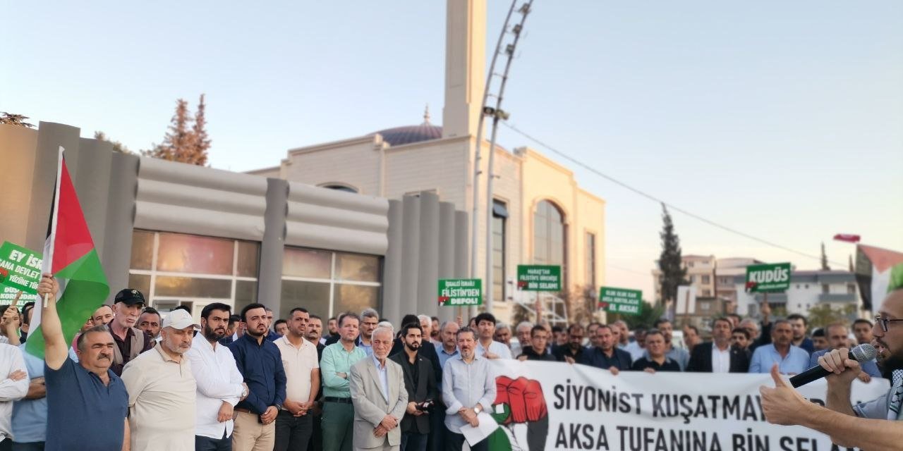 Kahramanmaraş’ta STK’lar Filistin için tek yürek oldu  