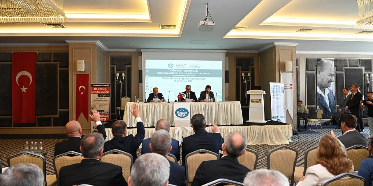 Tarihi Kentler Birliği Meclis Toplantısı Kahramanmaraş’ta Gerçekleştirildi