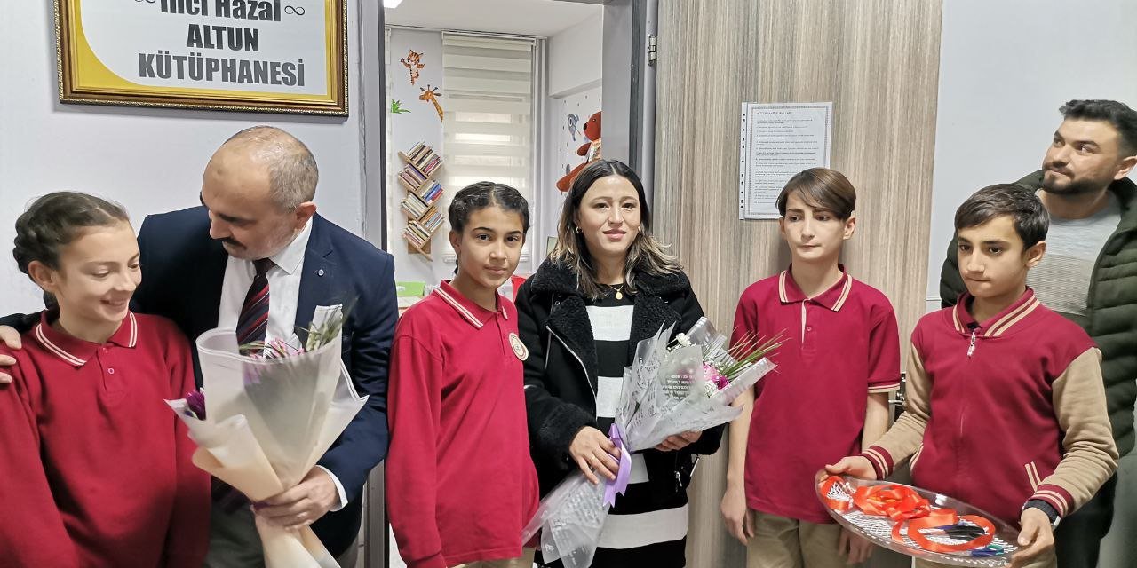 Minik deprem şehidi ve annesi adına kütüphane açıldı 