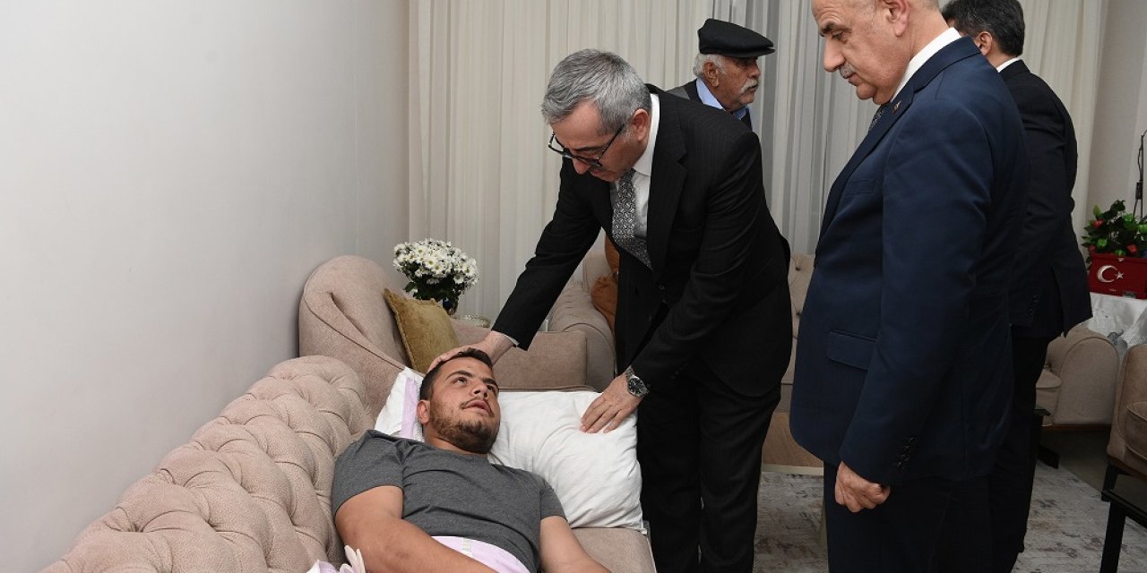 Kirişci ve Güngör’den Gazi Gürbak’a Geçmiş Olsun Ziyareti!
