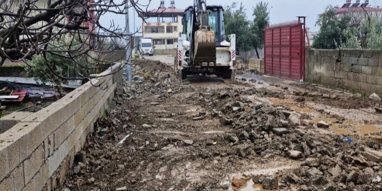 Türkoğlu Sokakları Hafriyat Atıklarından Temizleniyor