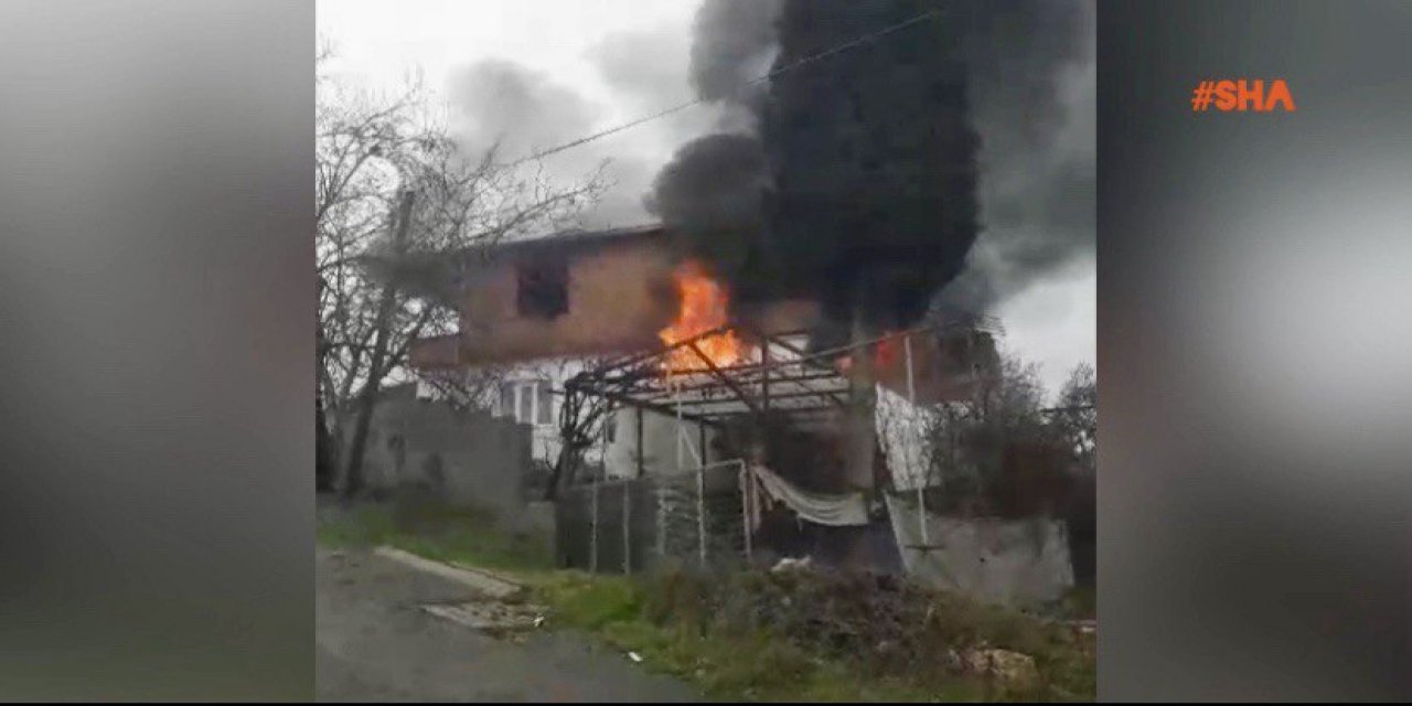 Kahramanmaraş'ta ikamet yangını