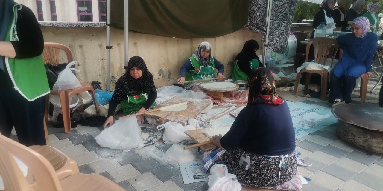 Kahramanmaraş’ta Gazze nöbeti sürüyor!