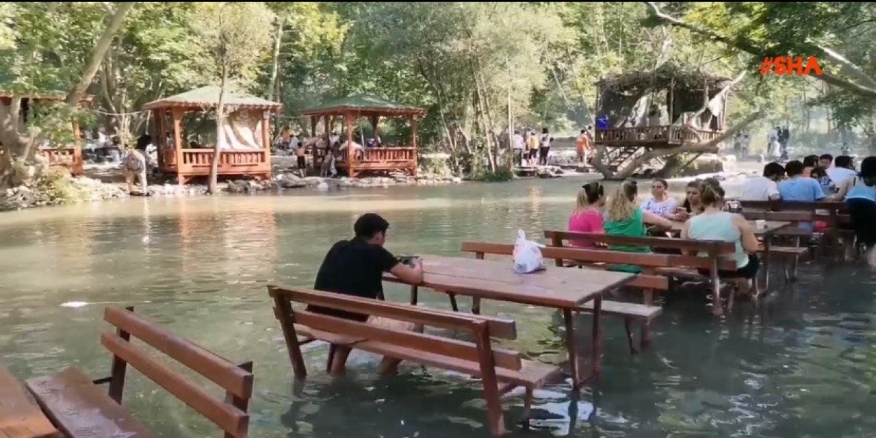 Kahramanmaraş’ın Turizm Cenneti Fırnız Çayı Ziyaretçi Akınına Uğruyor