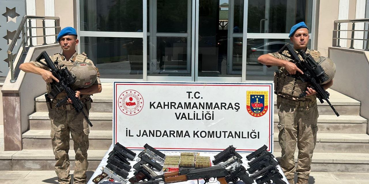 Kahramanmaraş’ta Jandarmadan  Silah Tacirlerine Ağır Darbe  