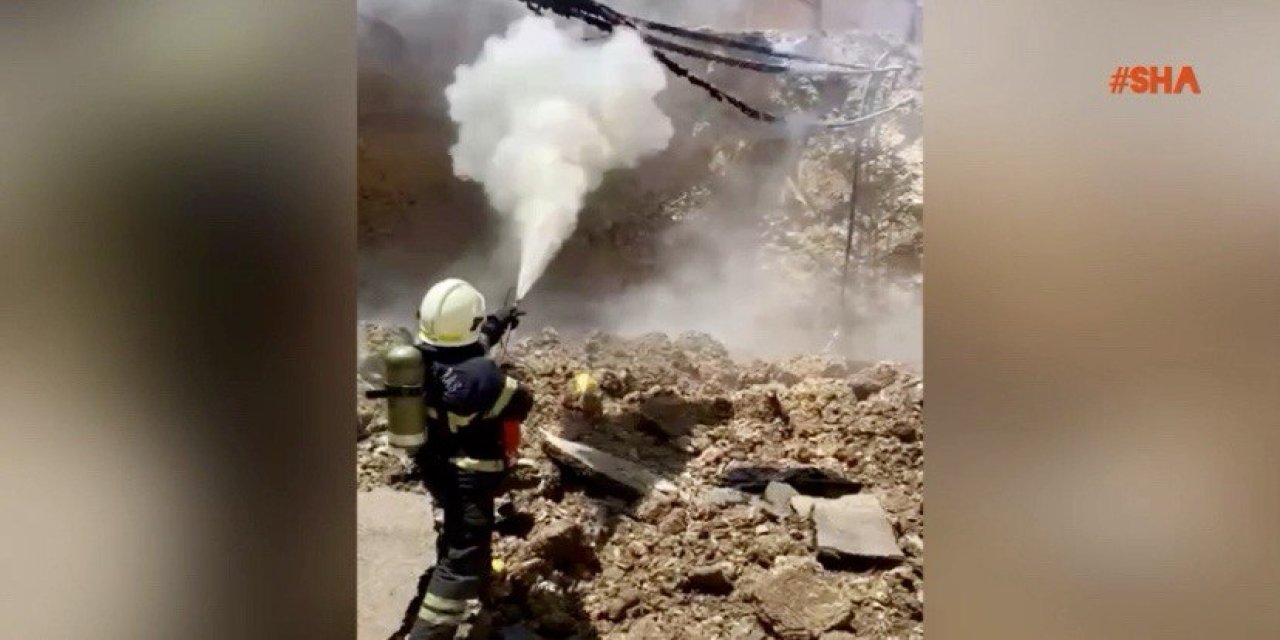 Kahramanmaraş’ta doğalgaz patlaması korkuttu