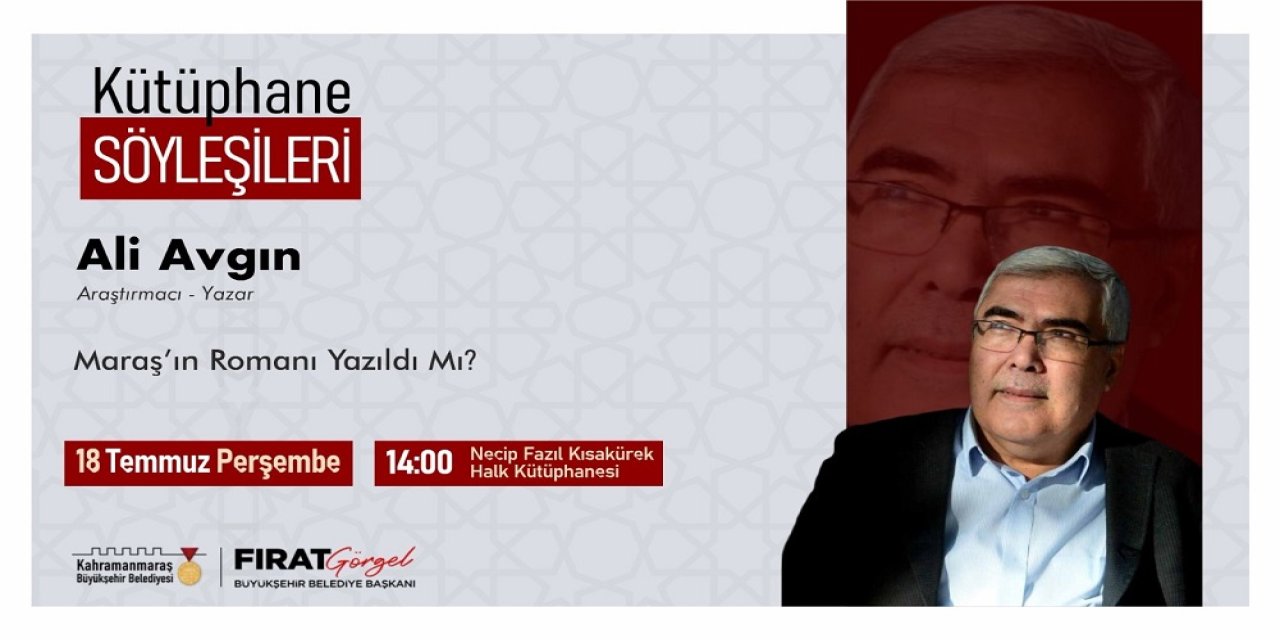 Kütüphane Söyleşileri’nde Yazar Avgın Okurlara Seslenecek!