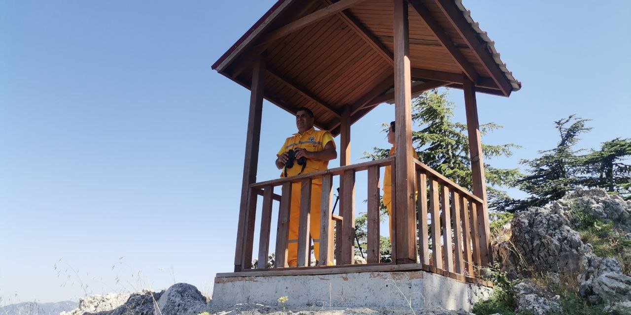 Kahramanmaraş’ın ormanları kartal gözlere emanet  