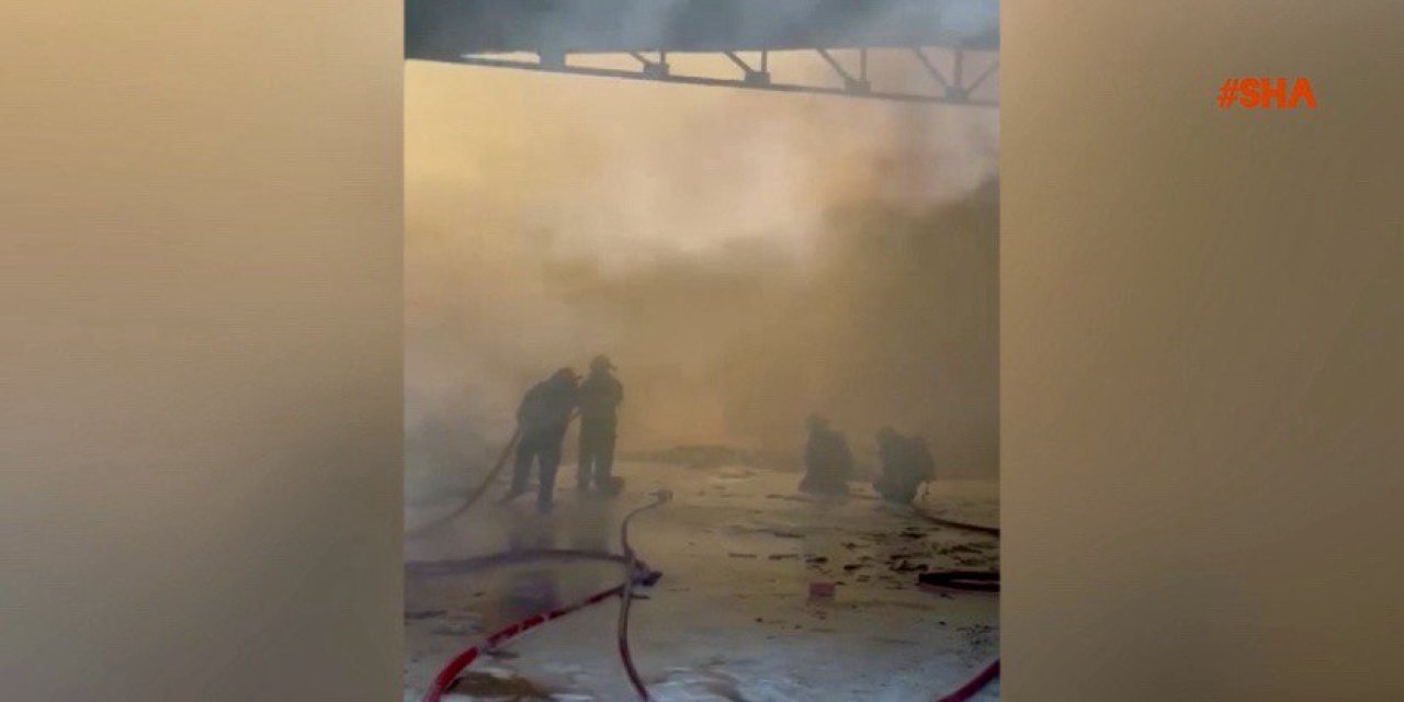 Kahramanmaraş’ta tekstil fabrikasında yangın 