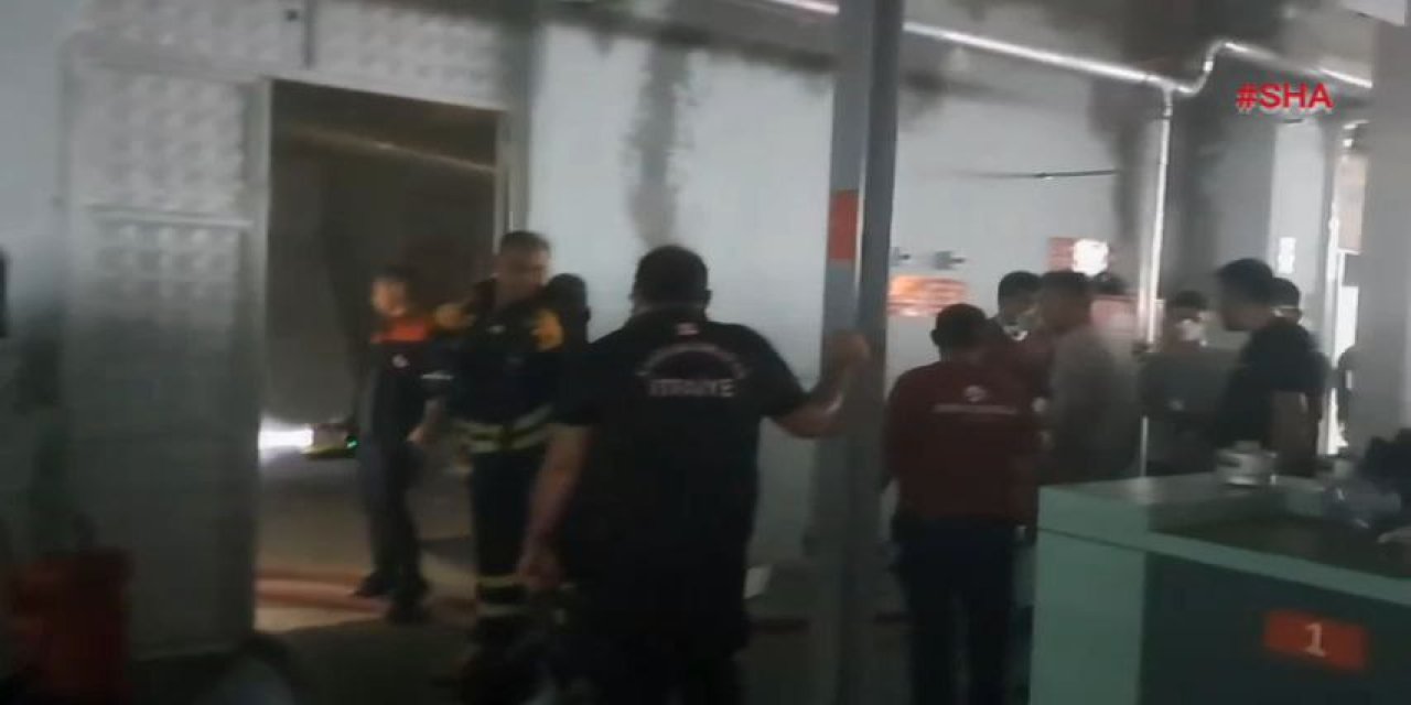 Türkoğlu’da fabrika yangını  