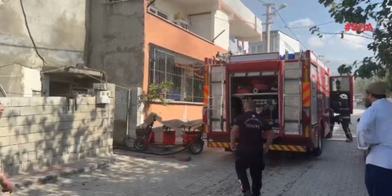 Kahramanmaraş’ta ikamet yangını 