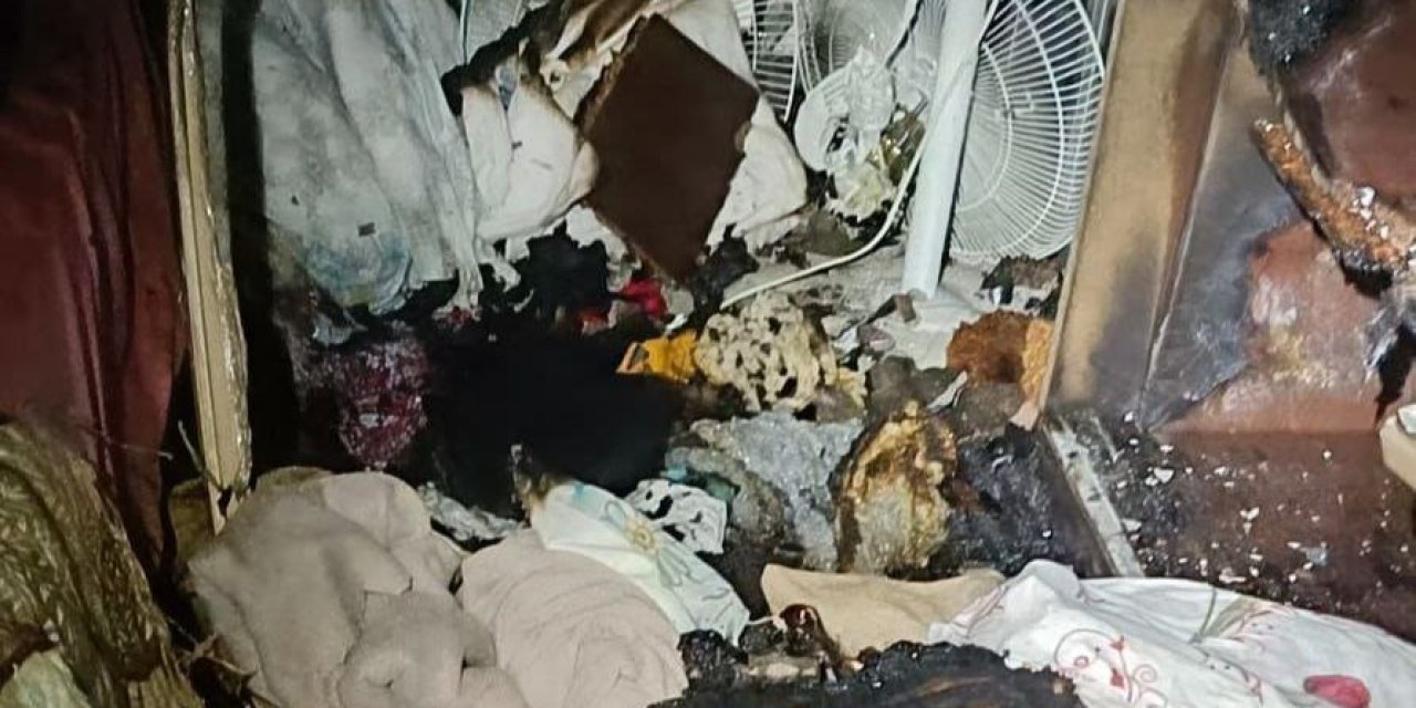 Kahramanmaraş’ta yangın korkuttu  