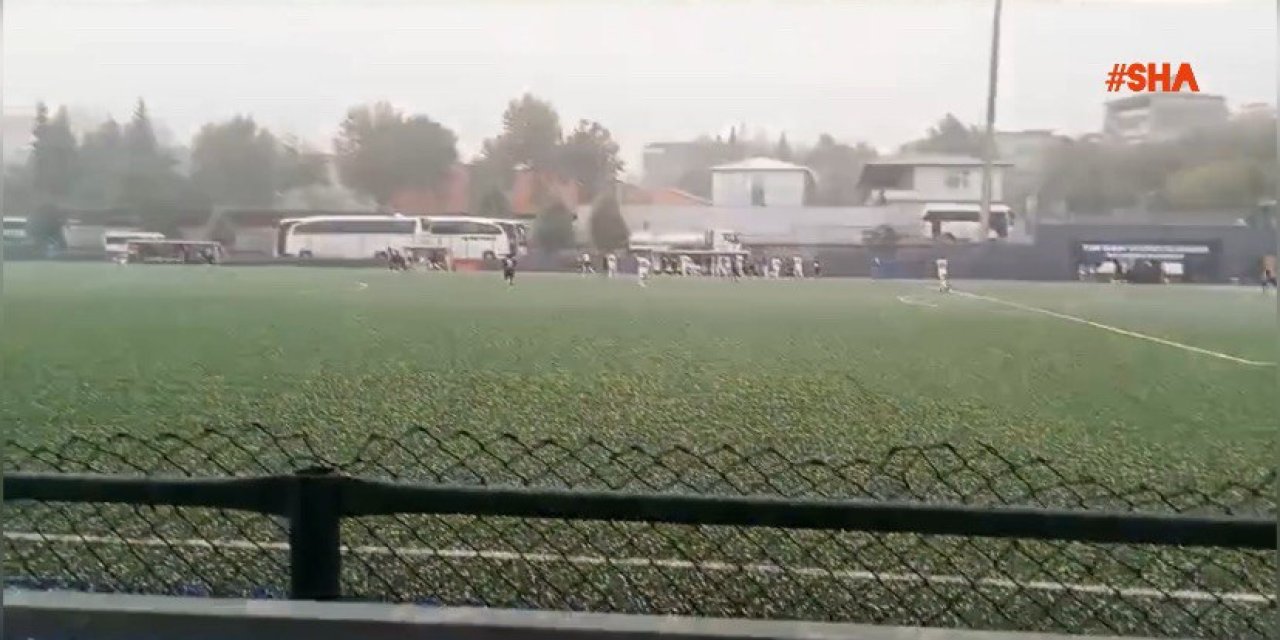 Kahramanmaraş’ta maça dolu engeli 