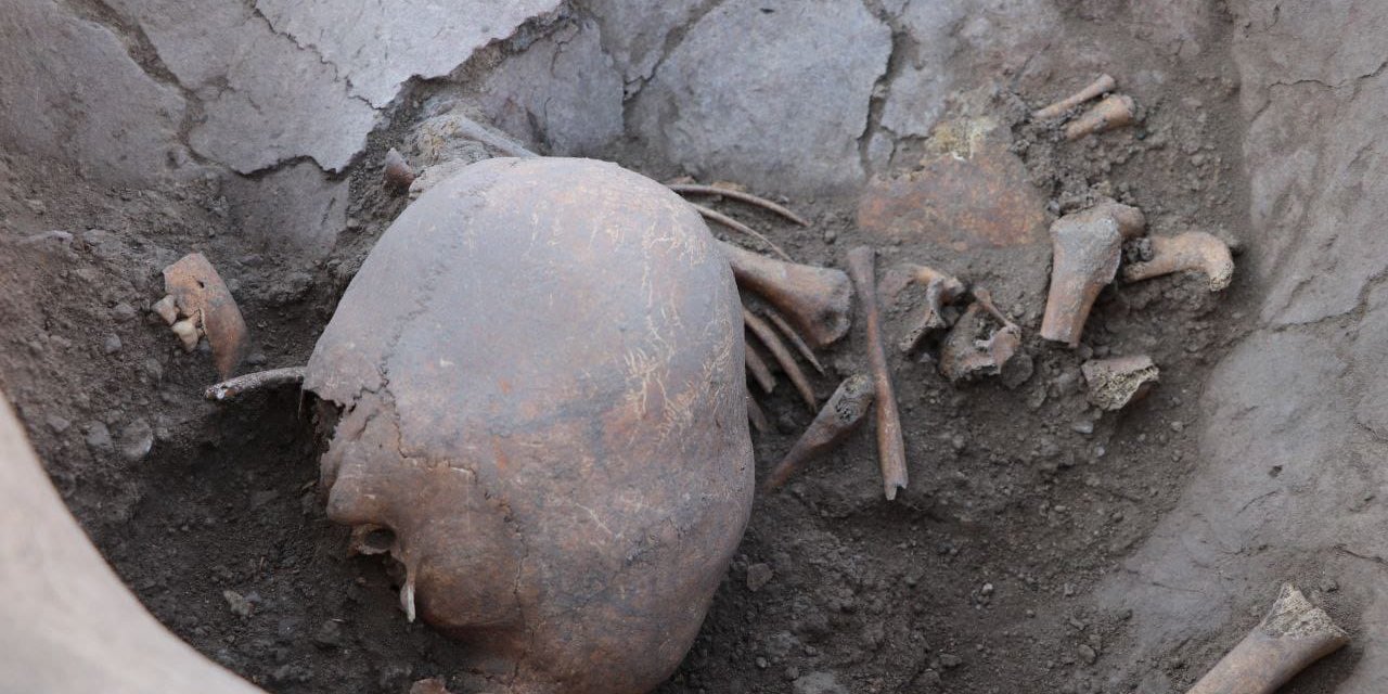 Afşin’de 6 bin yıllık şekillendirilmiş kafatası bulundu 