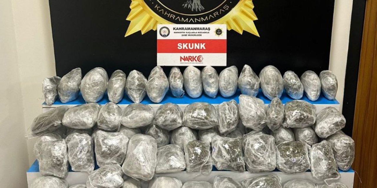 Kahramanmaraş’ta uyuşturucu tacirlerine ağır darbe  