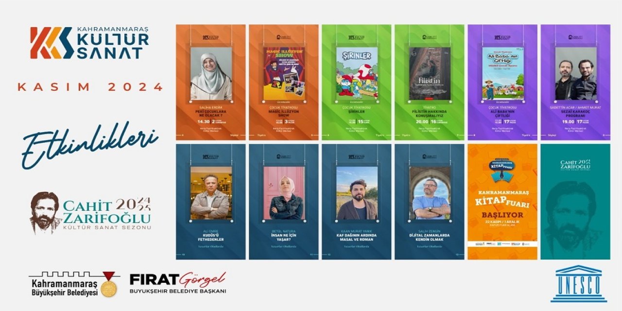 Büyükşehir Belediyesi, Kasım Ayında Kültür Sanat Etkinliklerine Hız Verdi