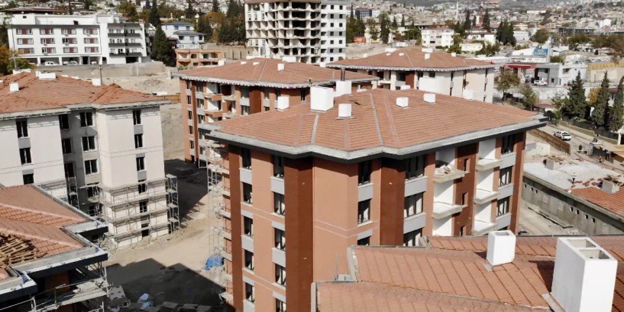 Kahramanmaraş'ta Ebrar Sitesi Yerinde Dönüşüm Konutlarında Sona Gelindi