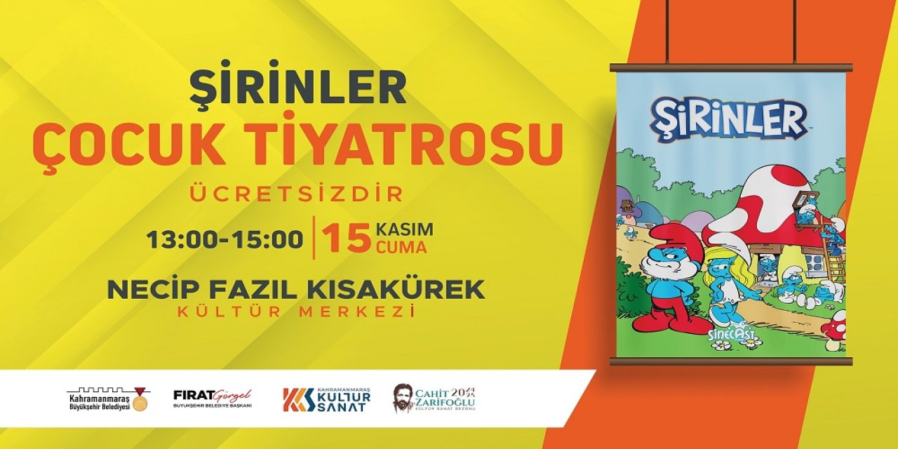 Çocuklar Ara Tatillerini "Şirinler" ile Eğlenerek Geçirecek