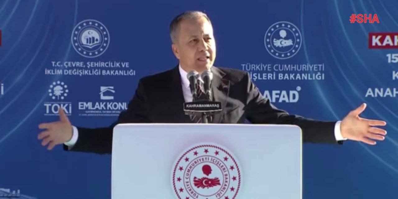 Bakan Yerlikaya, "Yeniden Güçlü Anadolu" Töreninde Konuştu  