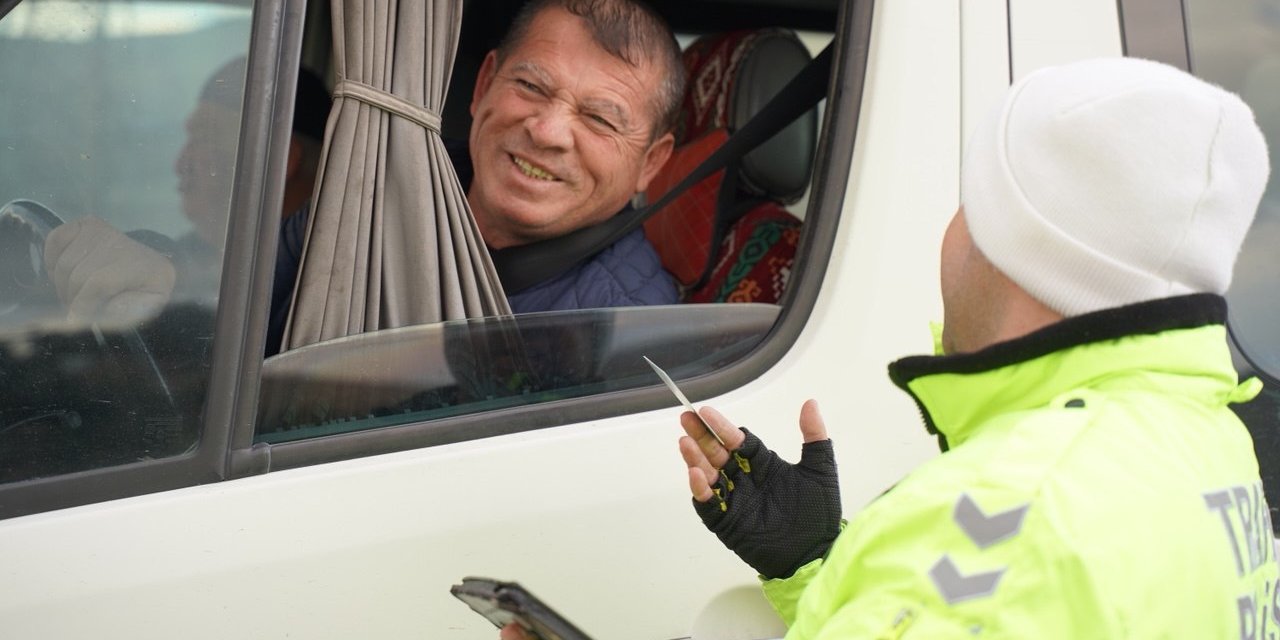 Kahramanmaraş’ta Kış Lastiği Denetimi 