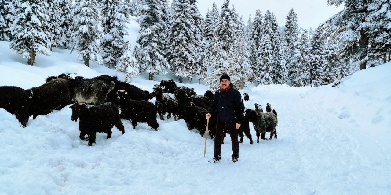 Kahramanmaraş'ta kar etkili oldu 