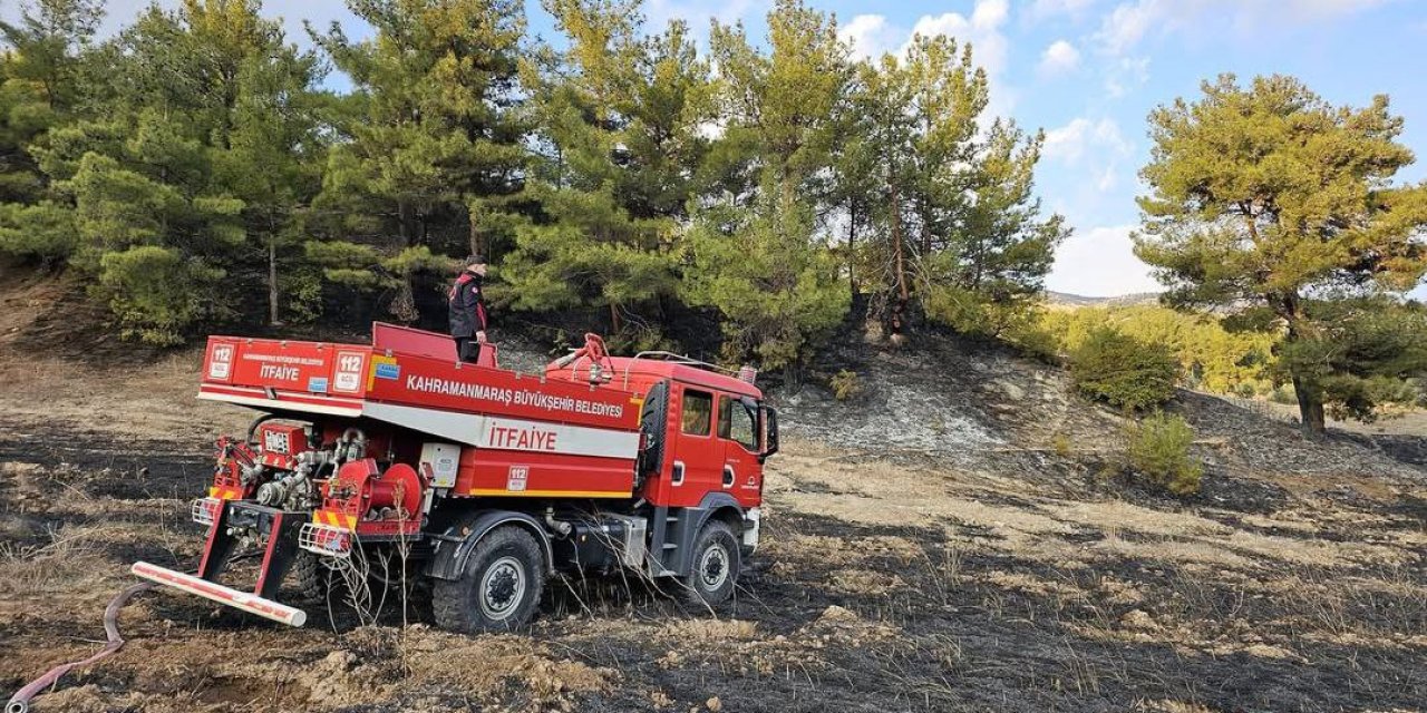 Kahramanmaraş’ta orman yangını   