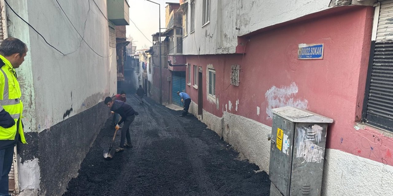 Dulkadiroğlu Duraklı Mahallesi'nde Asfalt Çalışmaları Sürüyor