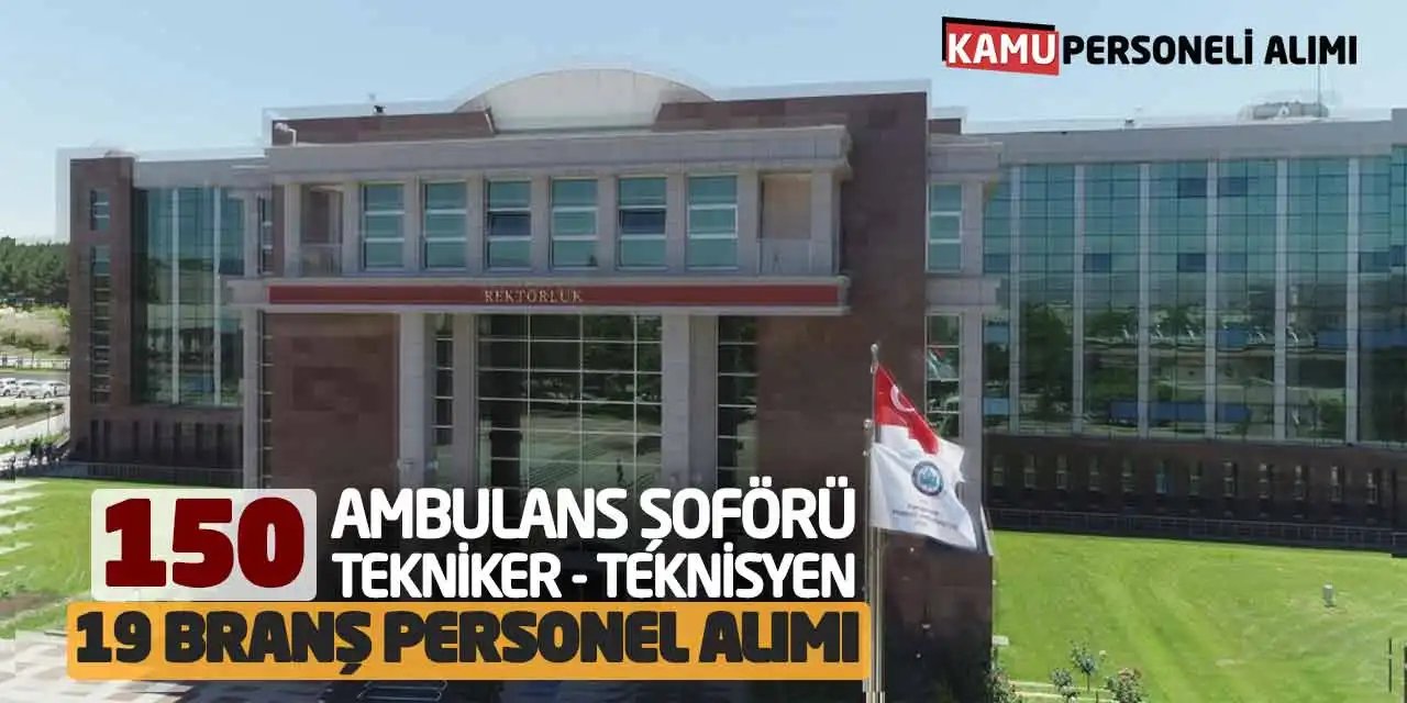 150 Yeni Sağlık Personeli Alımı Duyurusu!