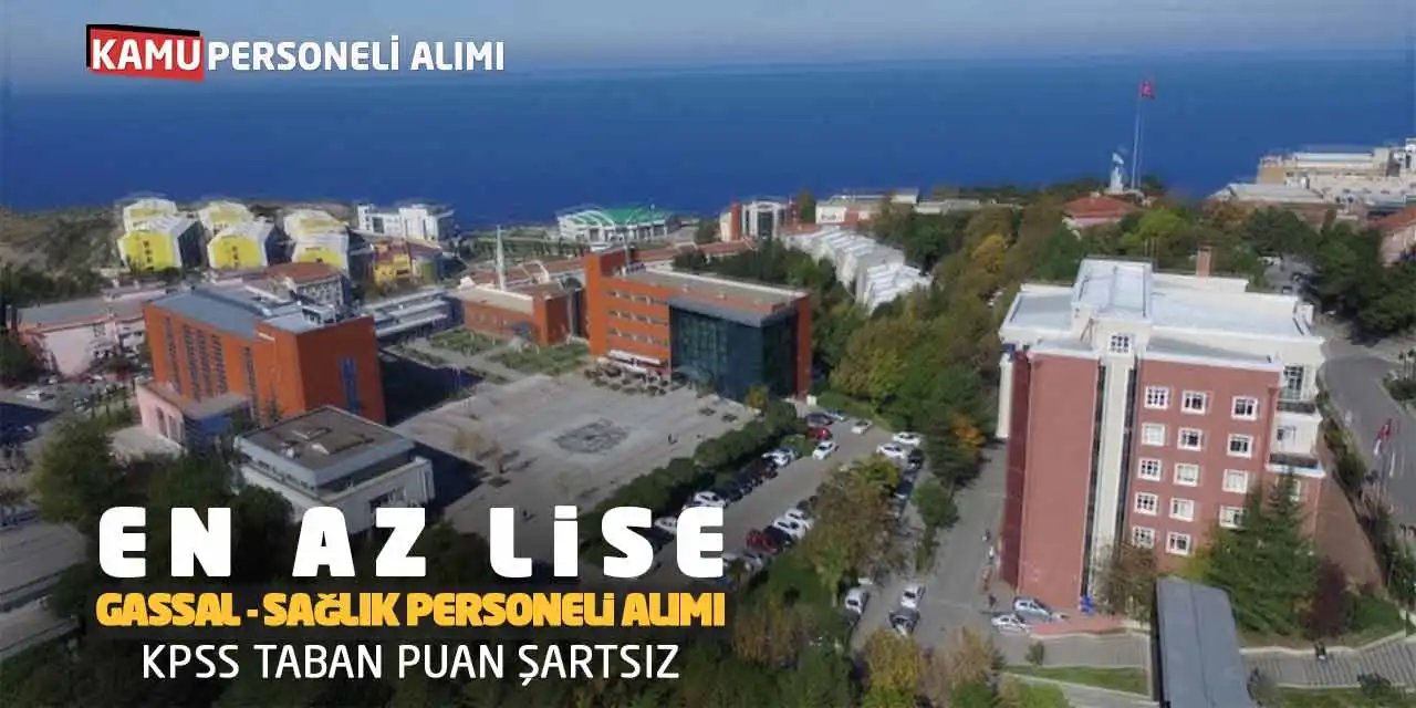 Gassal Ve Sağlık Personeli Alımı…