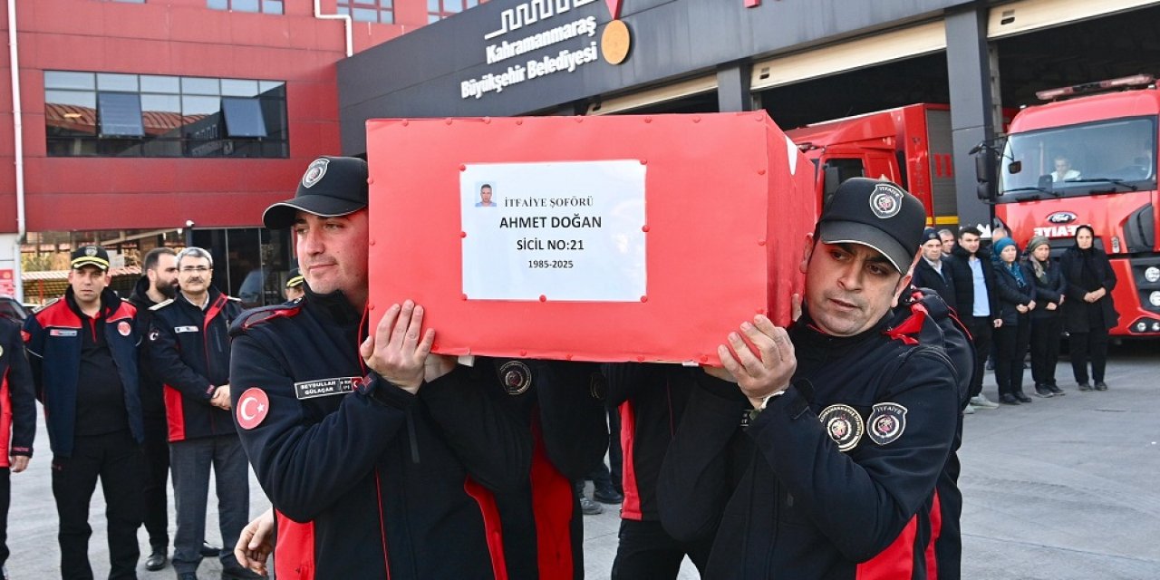 İtfaiye Eri Ahmet Doğan Son Yolculuğuna Uğurlandı