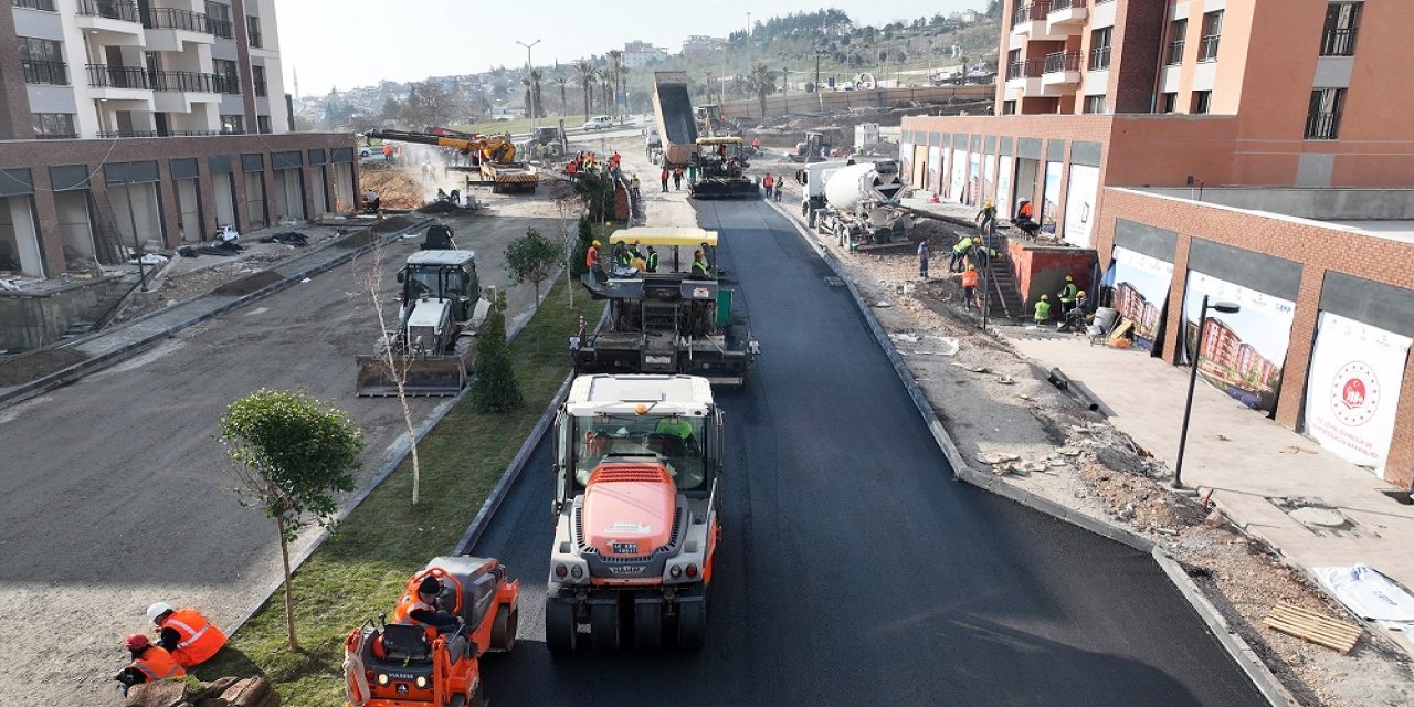 Ebrar Sitesi Yeni Konut Alanına Asfaltlama…