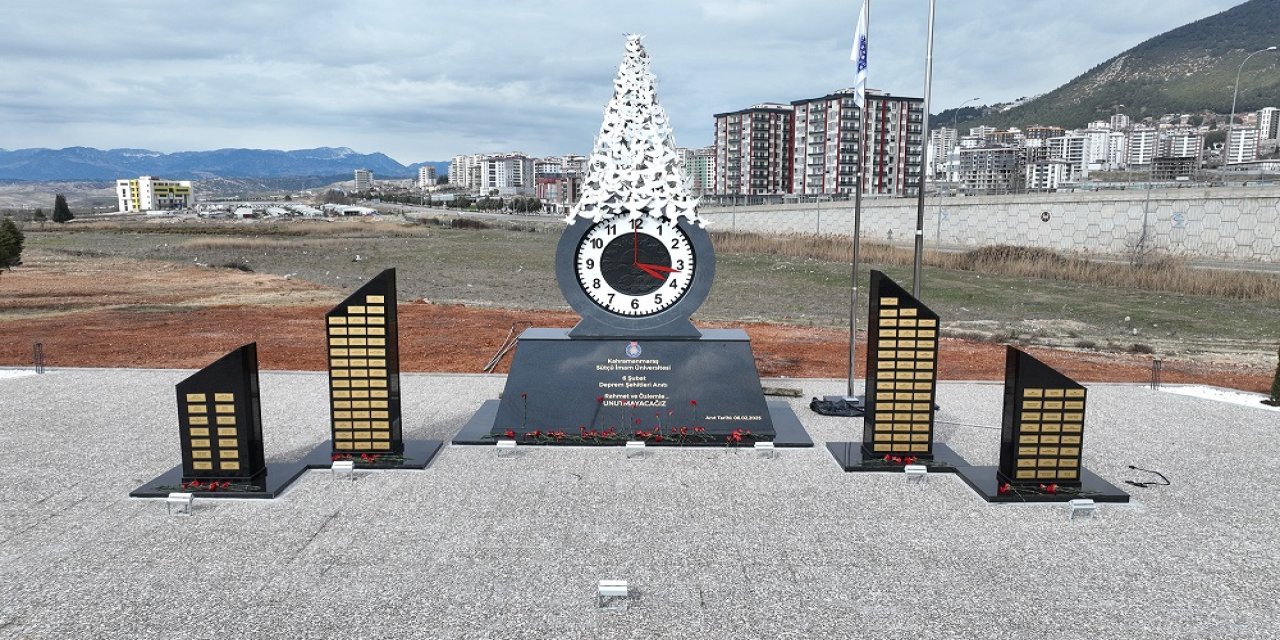 6 Şubat Deprem Anıtı Açılışı Gerçekleştirildi