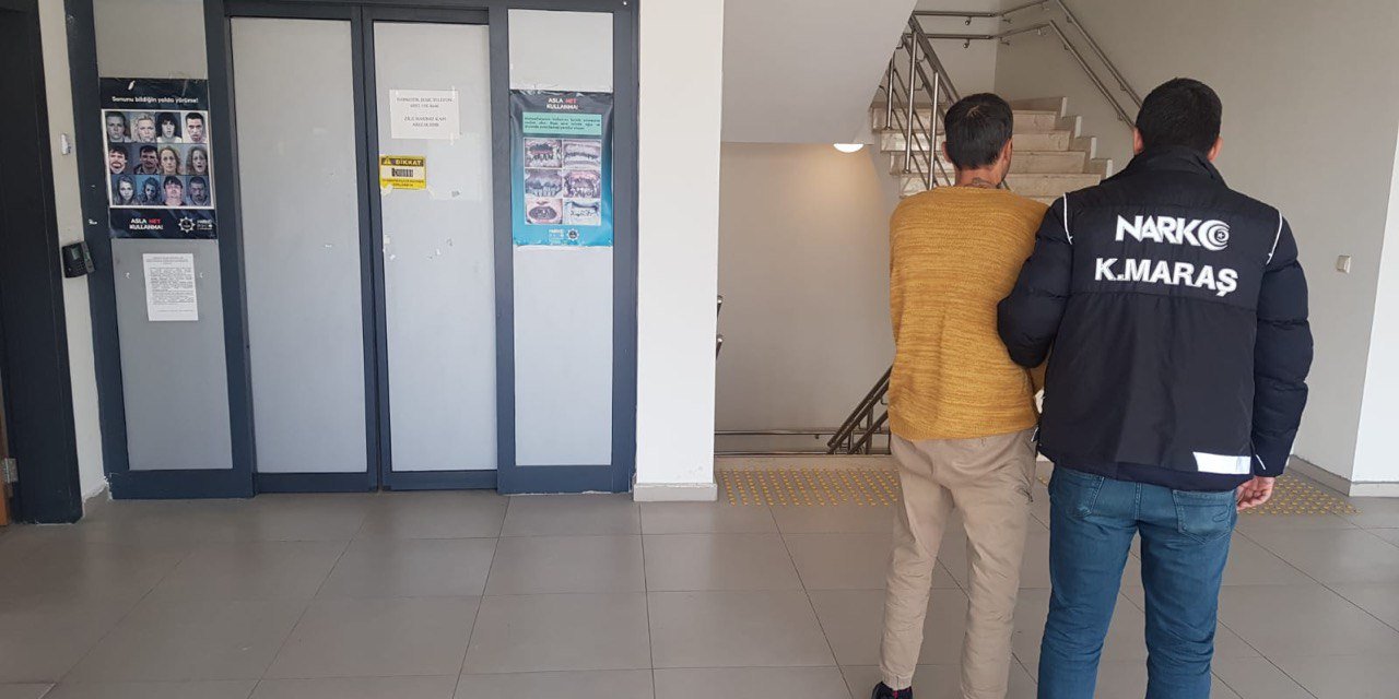 Kahramanmaraş’ta uyuşturucu taciri kaçamadı