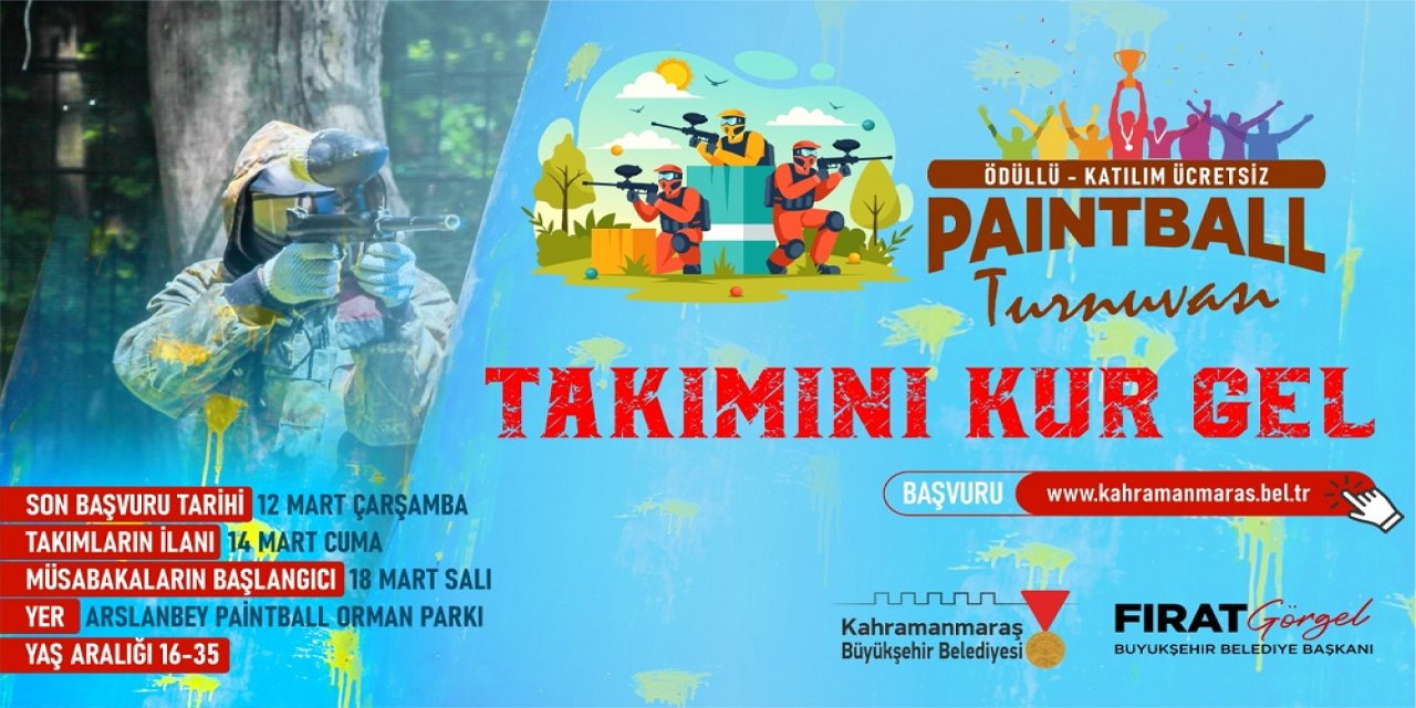 Paintball Turnuvası Gençleri Bekliyor!