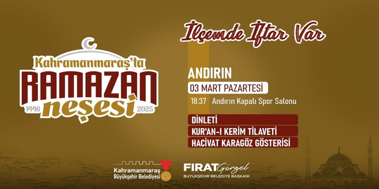 Gönül Sofrası, 3 Mart’ta Andırınlıları Ağırlayacak