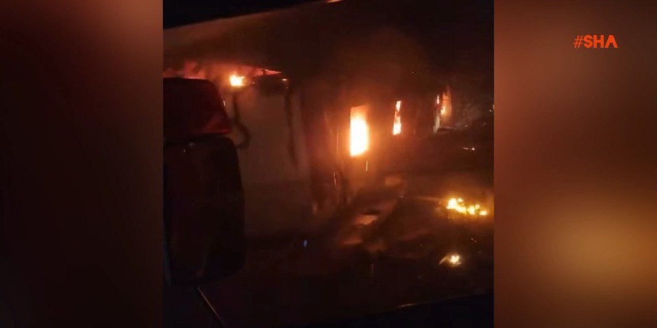 Afşin’de konteyner yangını korkuttu