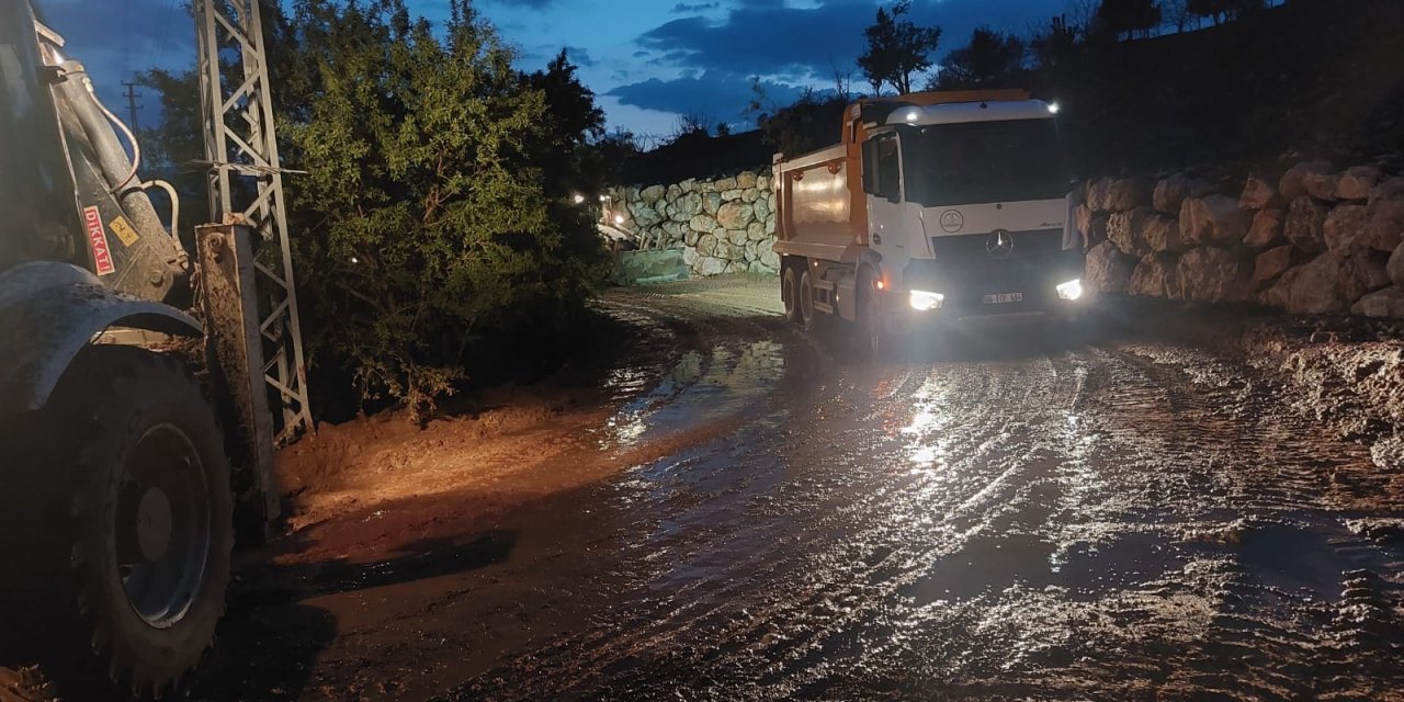 Dulkadiroğlu'da Yağış Sonrası Hızlı ve Etkili Müdahale