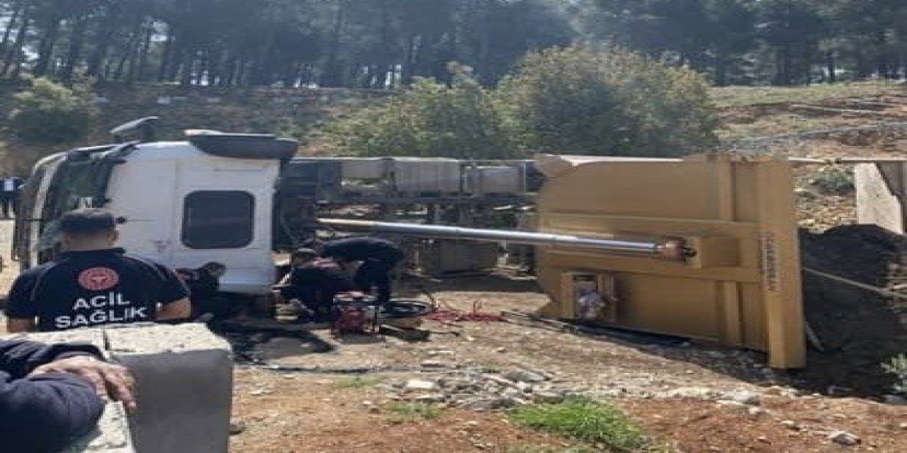 Kahramanmaraş'ta Feci Kaza: Kamyon Sürücüsü Hayatını Kaybetti